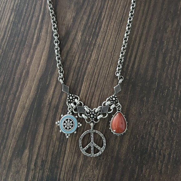 2000s Triple Pendant Necklace ASO Alex Russo - Picture 5 of 9